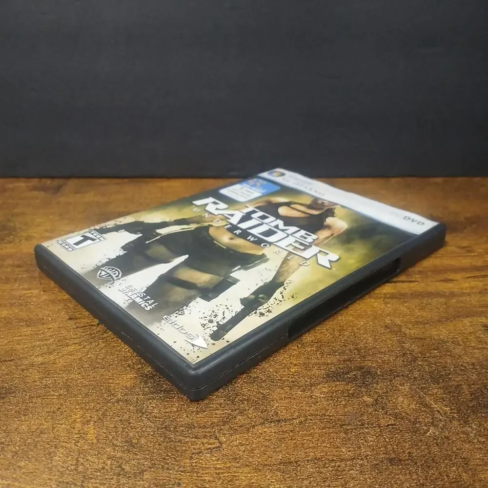 Tomb Raider Underworld Video Game for Windows PC, 2008, DVD-ROM, TESTED